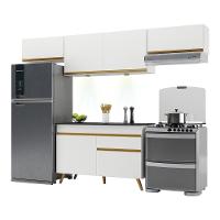 Cozinha Compacta 4 Peças Com Leds Veneza Up Multimóveis