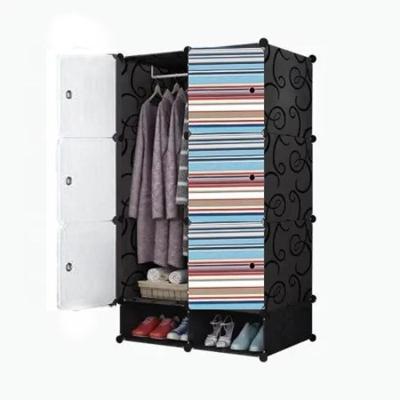 Armario Modular Roupa Organizador Guarda Arara Cabideiro Estante Sapateira Portas Compacto