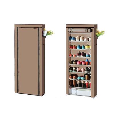 Armario Sapateira 30 Pares Grande Prova Poeira 10 Prateleiras Rack Organizador Estante Guarda Roupa
