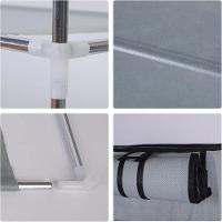 Sapateira Dupla 6 Prateleiras Estante Organizador 2 Em 1 Guarda Roupa Grande Armario Portatil - 8