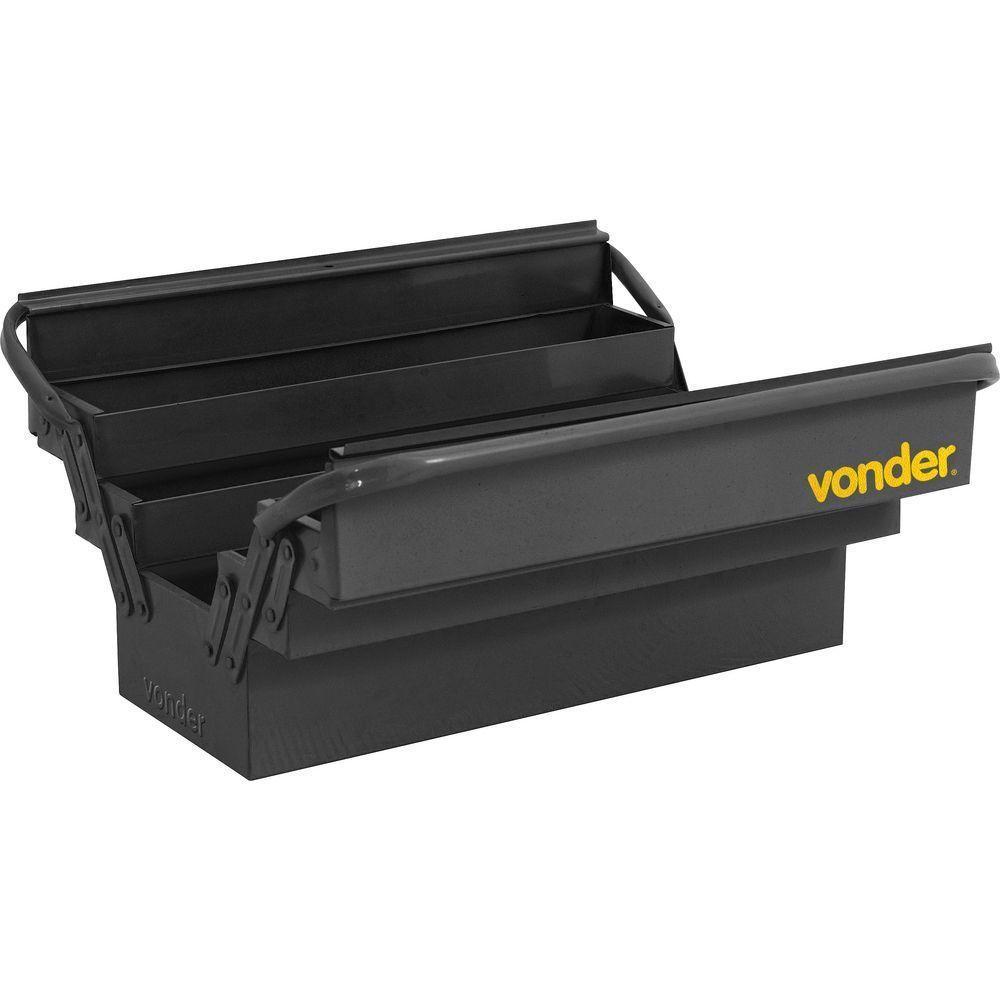 Caixa Metálica Para Ferramentas Sanfonada 500x190x200mm 5 Gav - 2