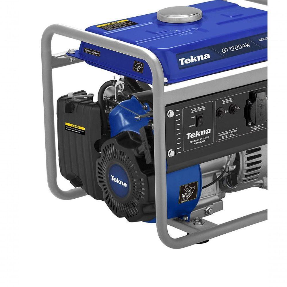 Gerador à Gasolina Gt1200aw 220 1100W Mono. Tekna 220V - 2