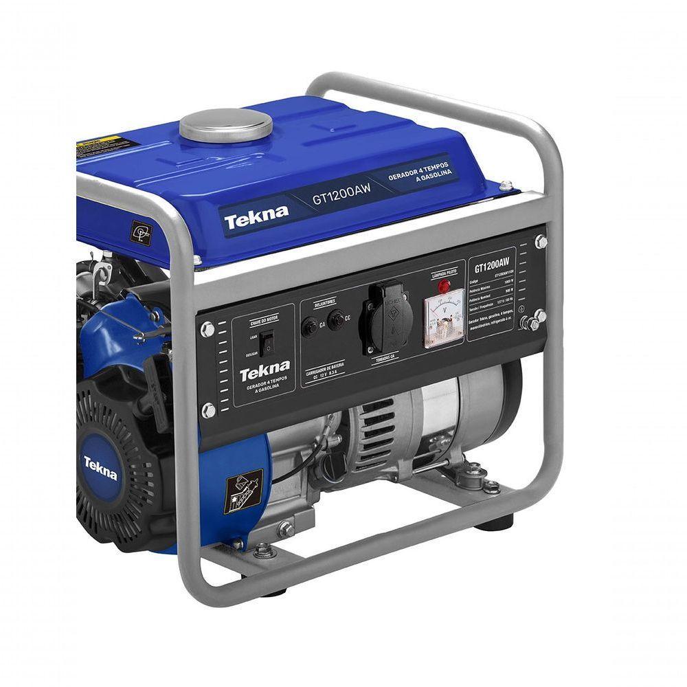Gerador à Gasolina Gt1200aw 220 1100W Mono. Tekna 220V - 4