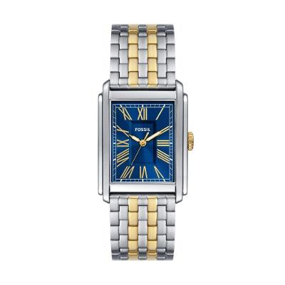 Relógio Fossil Masculino Carraway Bicolor - Fs6010-1kn Fs6010-1kn