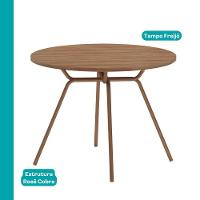 Conjunto Sala De Jantar 4 Cadeiras Domani Rosê Carraro - 3