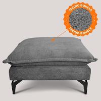 Chaise Modular Boma. 60x70x40cm Boucle Sofá Inbox Cinza Escuro