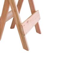 Banqueta Eucalipto Dobrável Ideal Para Bistrô Ou Bar Natural - 7