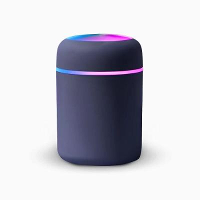 Umidificador Portátil Ultrassônico Com Luminária Led – Compacto, Silencioso E Multifuncional - Preto