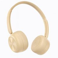 Fone Sem Fio On-ear Pei-hs01 – Música Imersiva, Chamadas Nítidas, Bateria De 25h E Design Moderno - Bege - 1