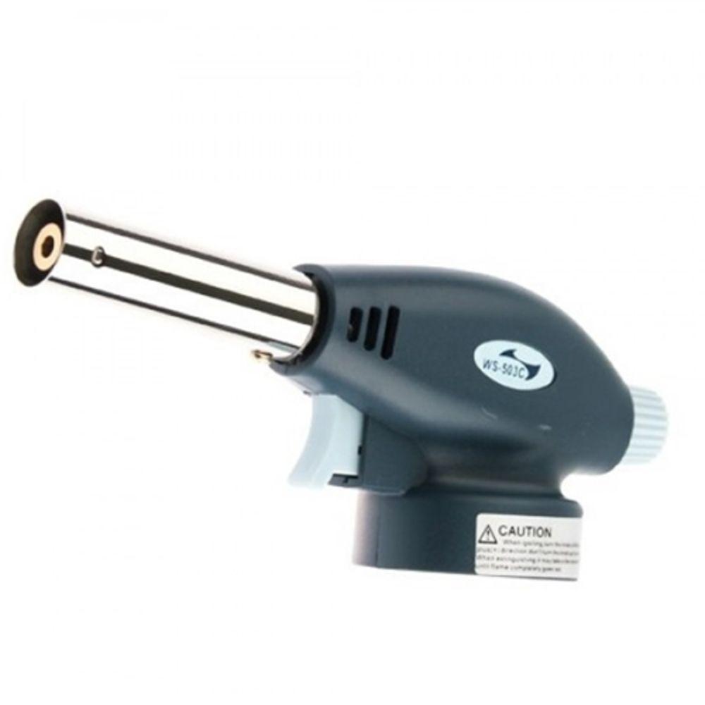 Macarico Culinario Regulagem Gourmet Automatico Recarregavel Encaixe Dois Tipos Refil Reparos - 1