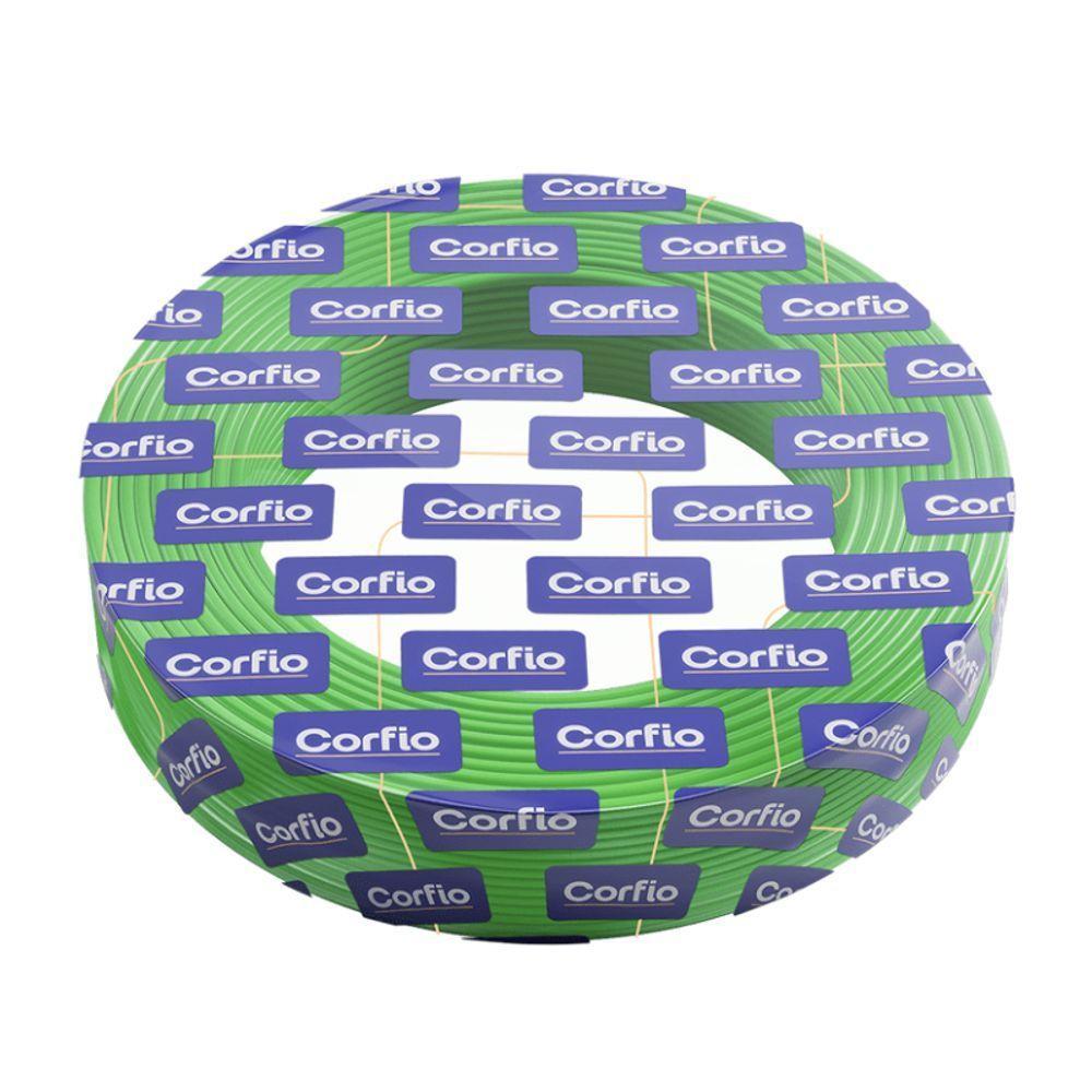 Rolo Com 100m De Cabo De Cobre 750v 4mm² Verde - Corfio - 1