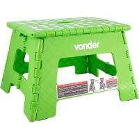 Banqueta Plástica Dobrável Verde 220mm Vonder - 1
