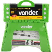 Banqueta Plástica Dobrável Verde 220mm Vonder - 3
