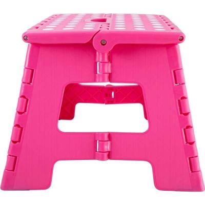Banqueta Plástica Dobrável Rosa 220mm Vonder