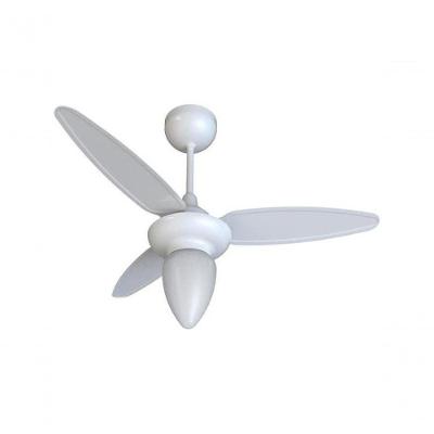 Ventilador de Teto Ventisol 30W 90cm 3 Pás Branco Wind Bivolt com Controle Remoto