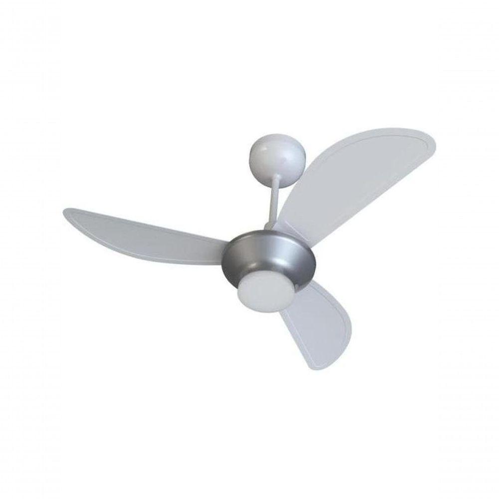 Ventilador De Teto Ventisol Mistral 3 Pás Branco/cinza Bivolt - 1
