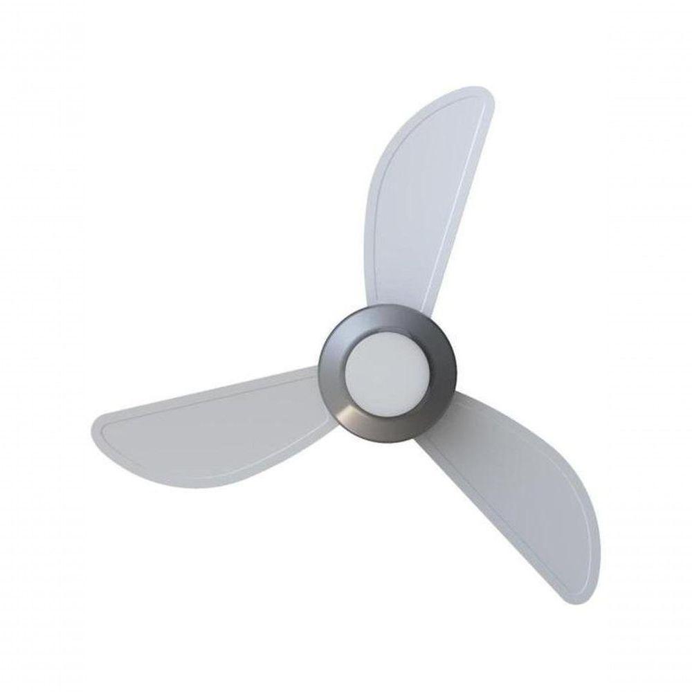 Ventilador De Teto Ventisol Mistral 3 Pás Branco/cinza Bivolt - 2