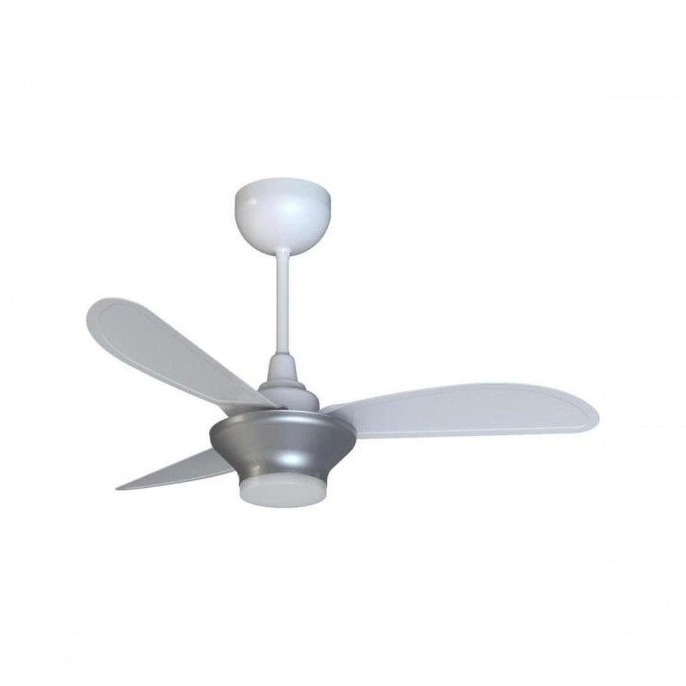 Ventilador De Teto Ventisol Mistral 3 Pás Branco/cinza Bivolt - 3