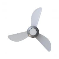 Ventilador De Teto Ventisol Mistral 3 Pás Branco/cinza Bivolt - 2