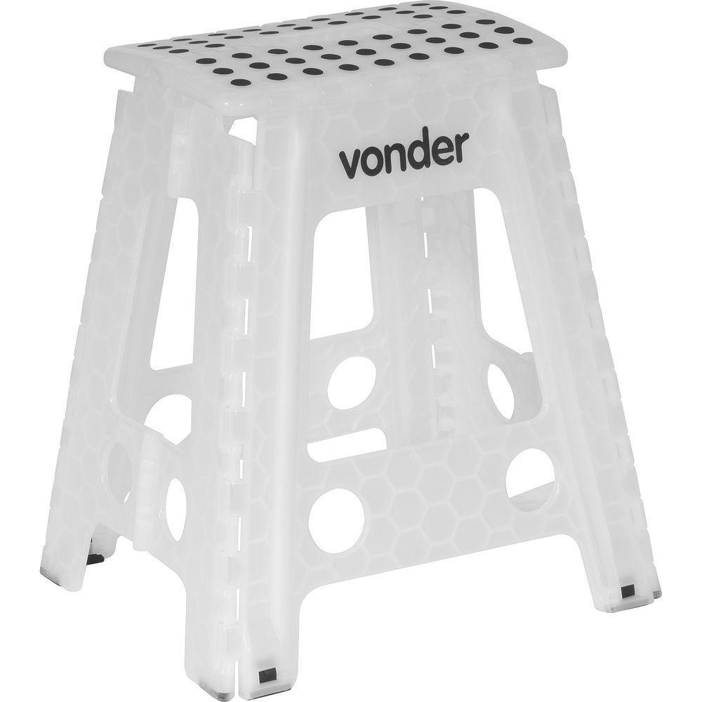 Banqueta Plástica Dobrável Altura 450mm Vonder - 1