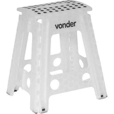 Banqueta Plástica Dobrável Altura 450mm Vonder
