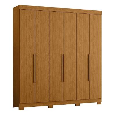Guarda Roupa Casal 200cm 6 Portas Viny A02 Cinamomo - Mpozenato