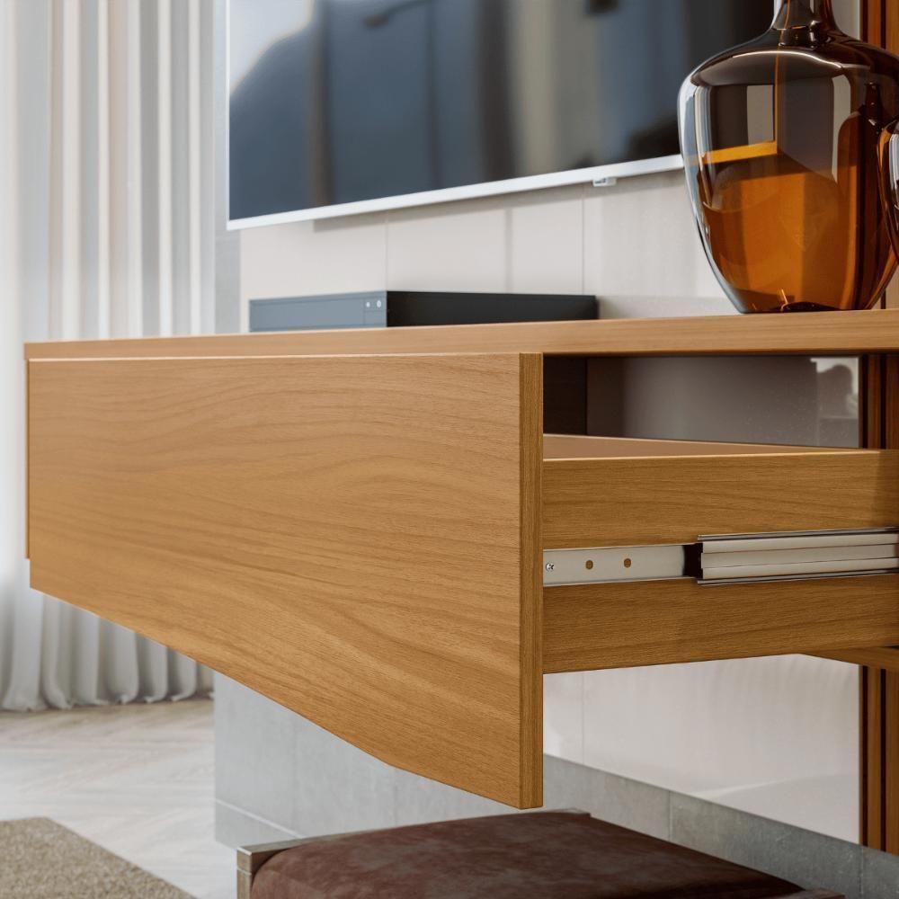 Painel Ucrania Off White Perolizado/tauari Ripado - 4