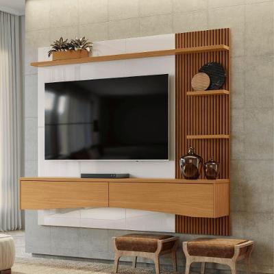 Painel Ucrania Off White Perolizado/tauari Ripado