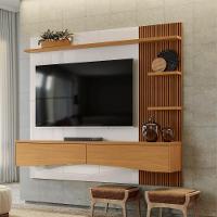 Painel Ucrania Off White Perolizado/tauari Ripado - 1