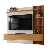 Painel Ucrania Off White Perolizado/tauari Ripado - 3