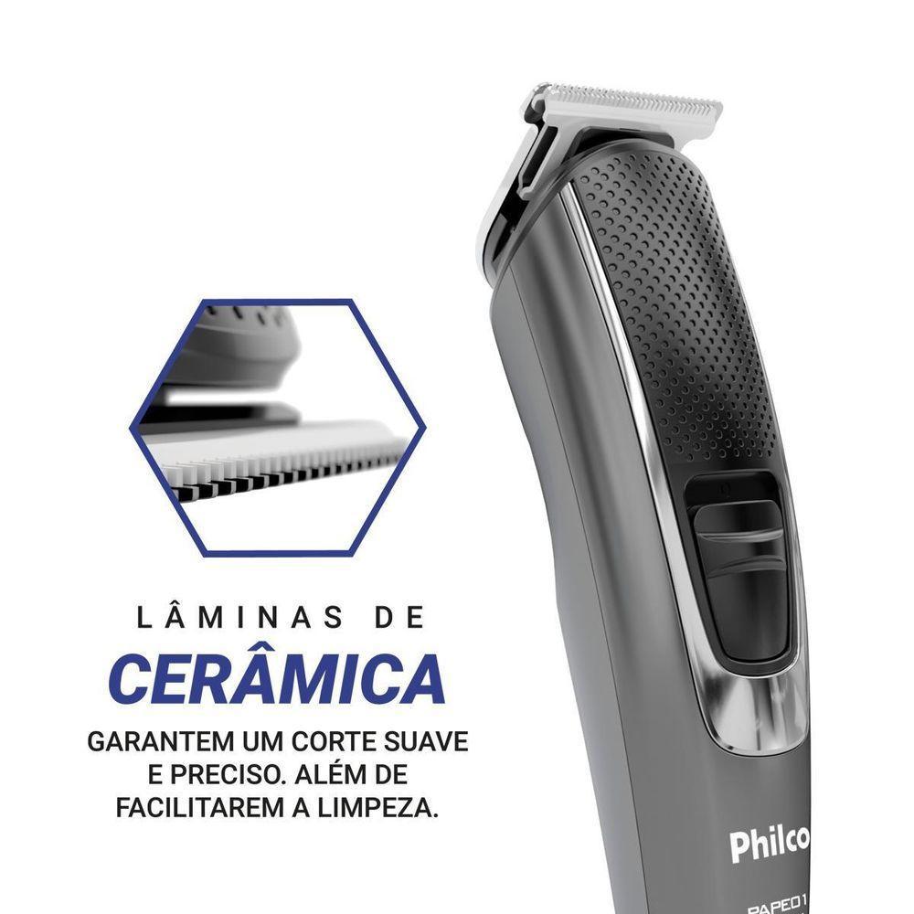Aparador De Pelos Philco 8 Acessórios Pape01 Bivolt Bivolt - 2