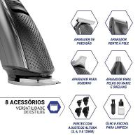 Aparador De Pelos Philco 8 Acessórios Pape01 Bivolt Bivolt - 3