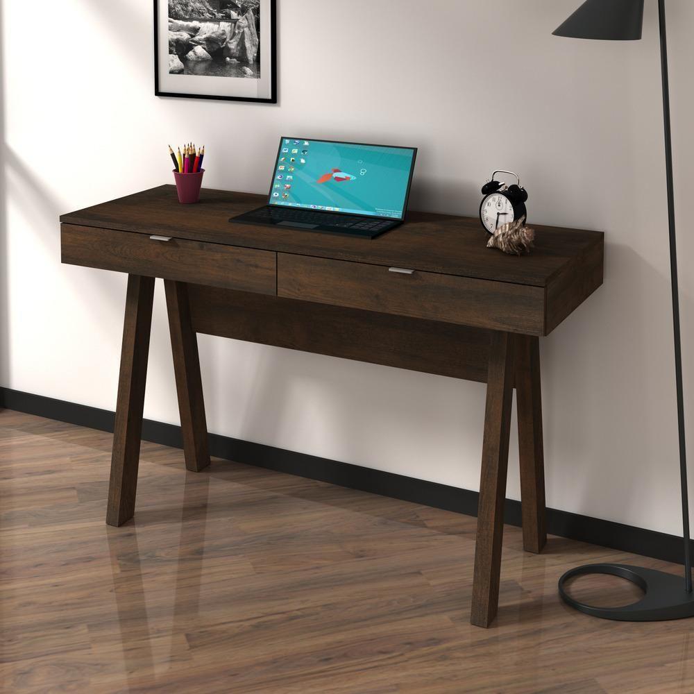 Escrivaninha Com 2 Gavetas Multimóveis Cr25031 Rustica - 1