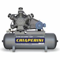 Compressor De Ar Tri Fechado Contínuo 15hp 425l Chiaperini - 1