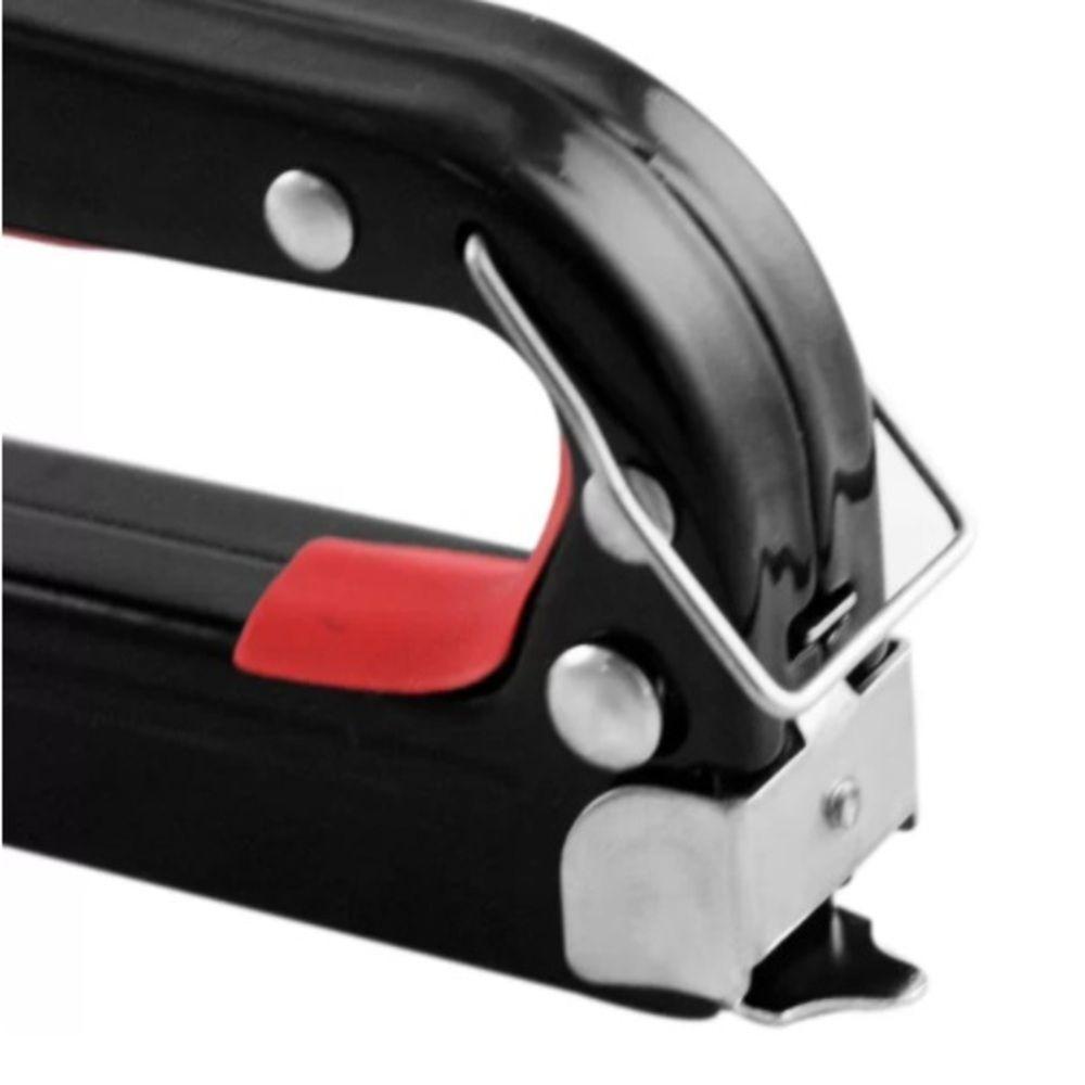 Kit Grampeador Tapeceiro Profissional Pinador Maleta Kit Completo 4 A 14mm 300 Grampos Pregos - 5