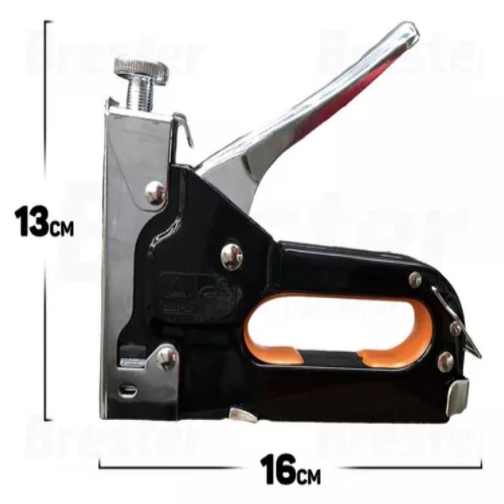 Kit Grampeador Tapeceiro Profissional Pinador Maleta Kit Completo 4 A 14mm 300 Grampos Pregos - 6