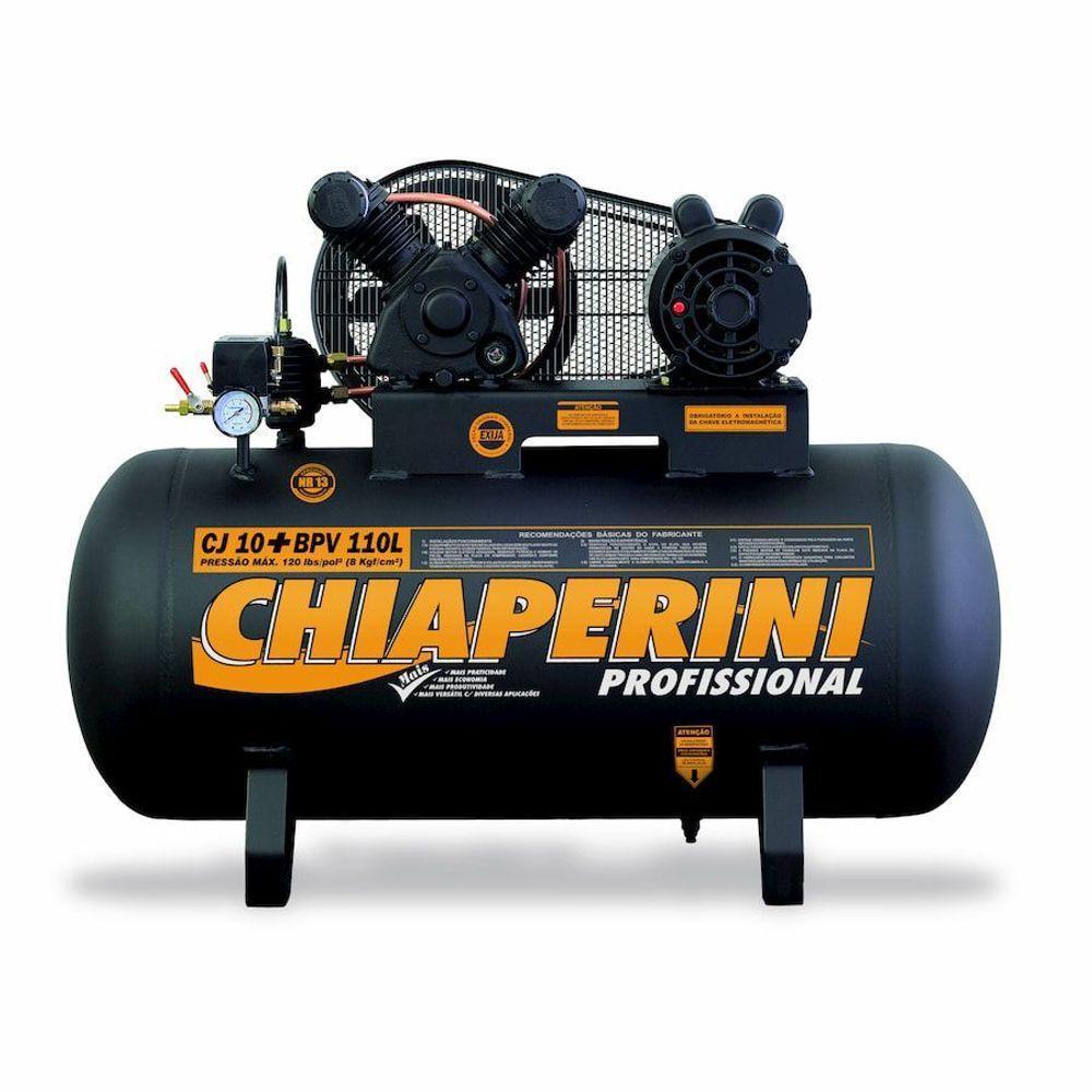 Compressor De Ar B.pressão Tri 2hp 110l 000643 Chiaperini - 1