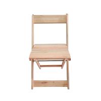 Cadeira De Bar Dobrável De Madeira Maciça Ismalu Natural - 1
