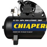 Compressor De Ar Alta Pressão Motor Monofásico 3hp 200l 000678 Chiaperini - 5