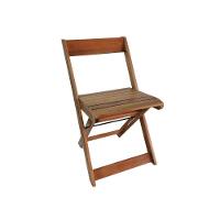 Kit 4 Cadeiras Dobráveis De Madeira Eucalipto Natural Mel - 1