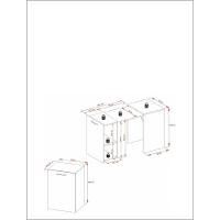 Escrivaninha Articulável Multimóveis Cr25065 Amendoa - 5