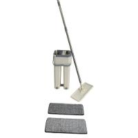 Mop Duplo Magico Vassoura Rodo Flat Balde Limpeza Piso Multiuso Esfregao Vertical Lava Seca Refil - 2