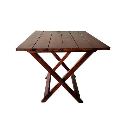 Mesa De Bar De Madeira Dobrável Ismalu Imbuia