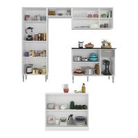 Cozinha Completa C/ Bancada Multimóveis Branca/lacca Fumê - 2