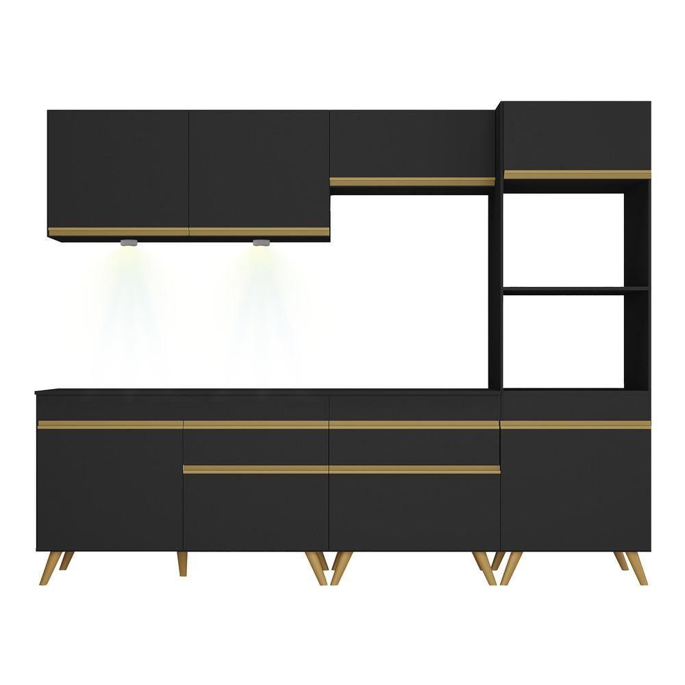 Cozinha Completa 5 Peças Com Leds Mp2035 Veneza Up - 1