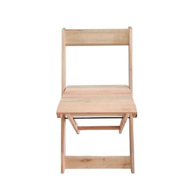 Kit 4 Cadeiras Dobráveis De Madeira Eucalipto Natural Natural