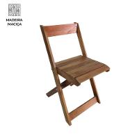 Kit 4 Cadeiras Dobráveis De Madeira Para Area Gourmet Ismalu Mel - 8