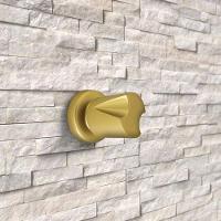 Acabamento Registro Banheiro Pressão Ou Gaveta Gold Dourado Fosco Padrão Deca Metal Luxo - 2