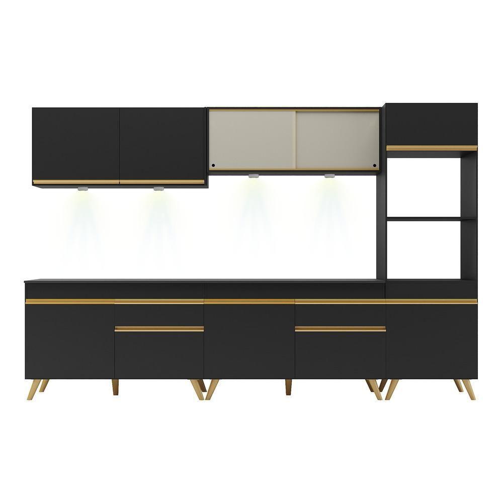 Cozinha Completa 5 Peças Com Leds Mp2014 Veneza Up - 1