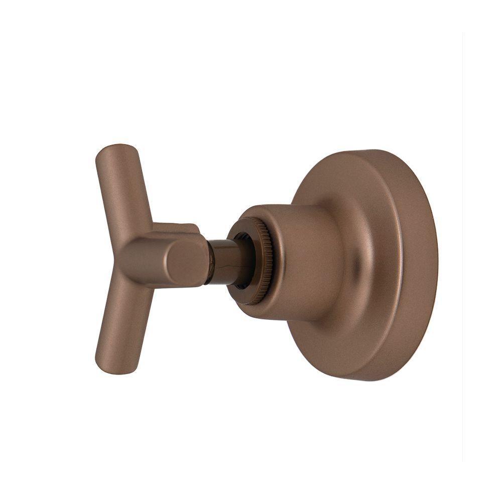 Acabamento Registro Banheiro Lavatório Pressão E Gaveta Cobre Rosé Gold Fosco Padrão Deca Metal Luxo - 5